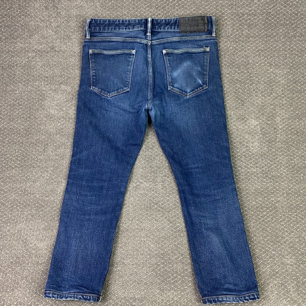 Buck Mason Maverick Slim Jeans Men's 34 x 32 Actual 35 x 26 Double Dipped Denim - Picture 5 of 16